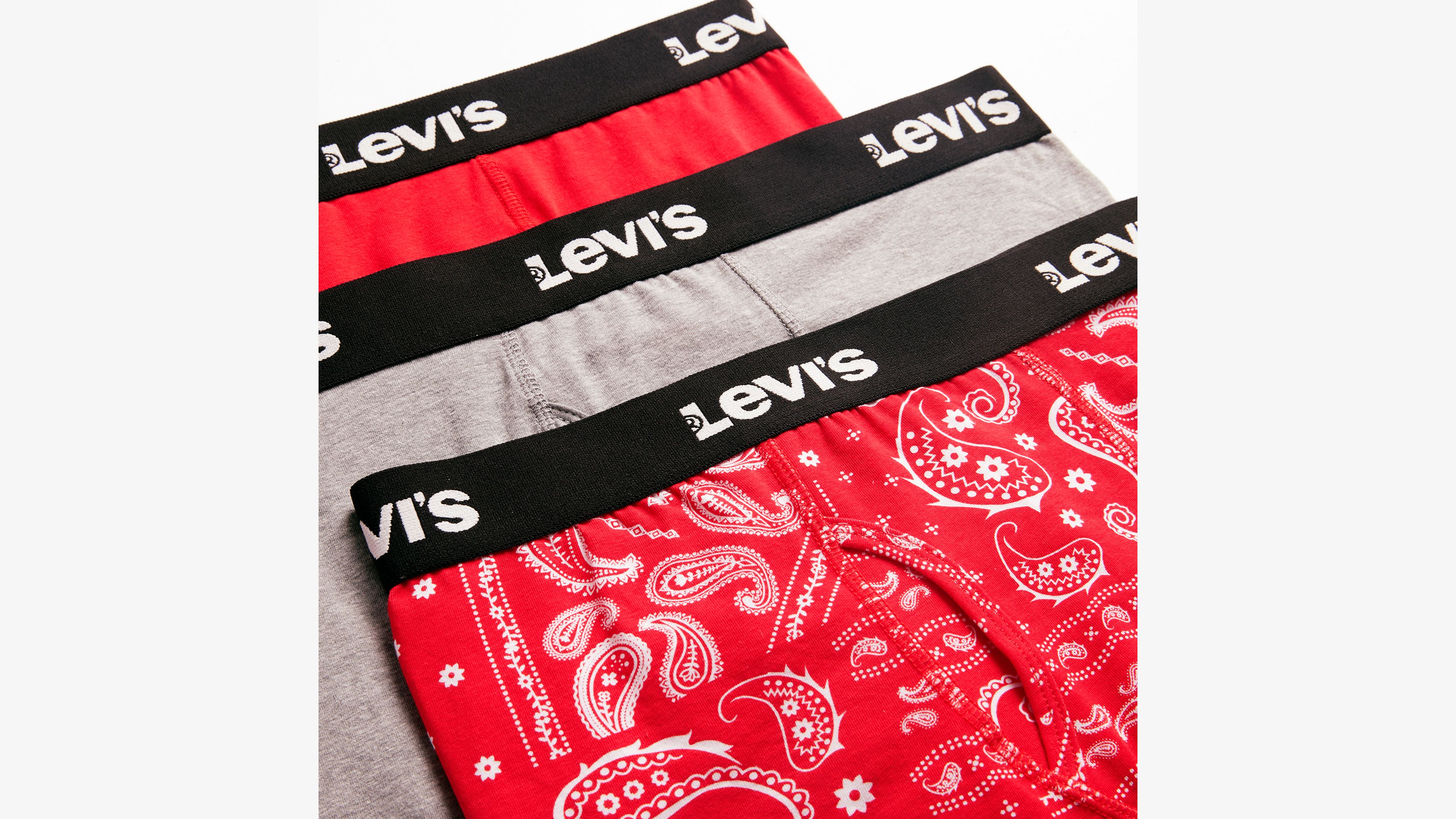 Buy Levi's Mens Black Friday Seven Pack Boxers Navy/Red