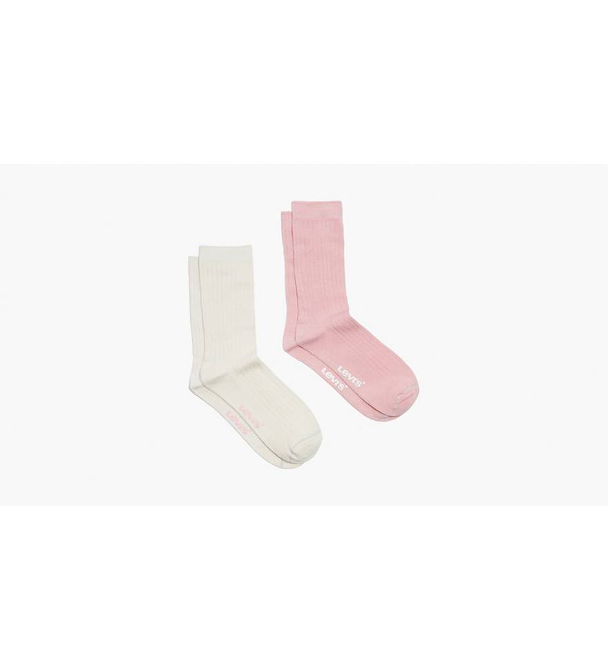 Ribbed Socks (2 Pack) - Pink | Levi's® US
