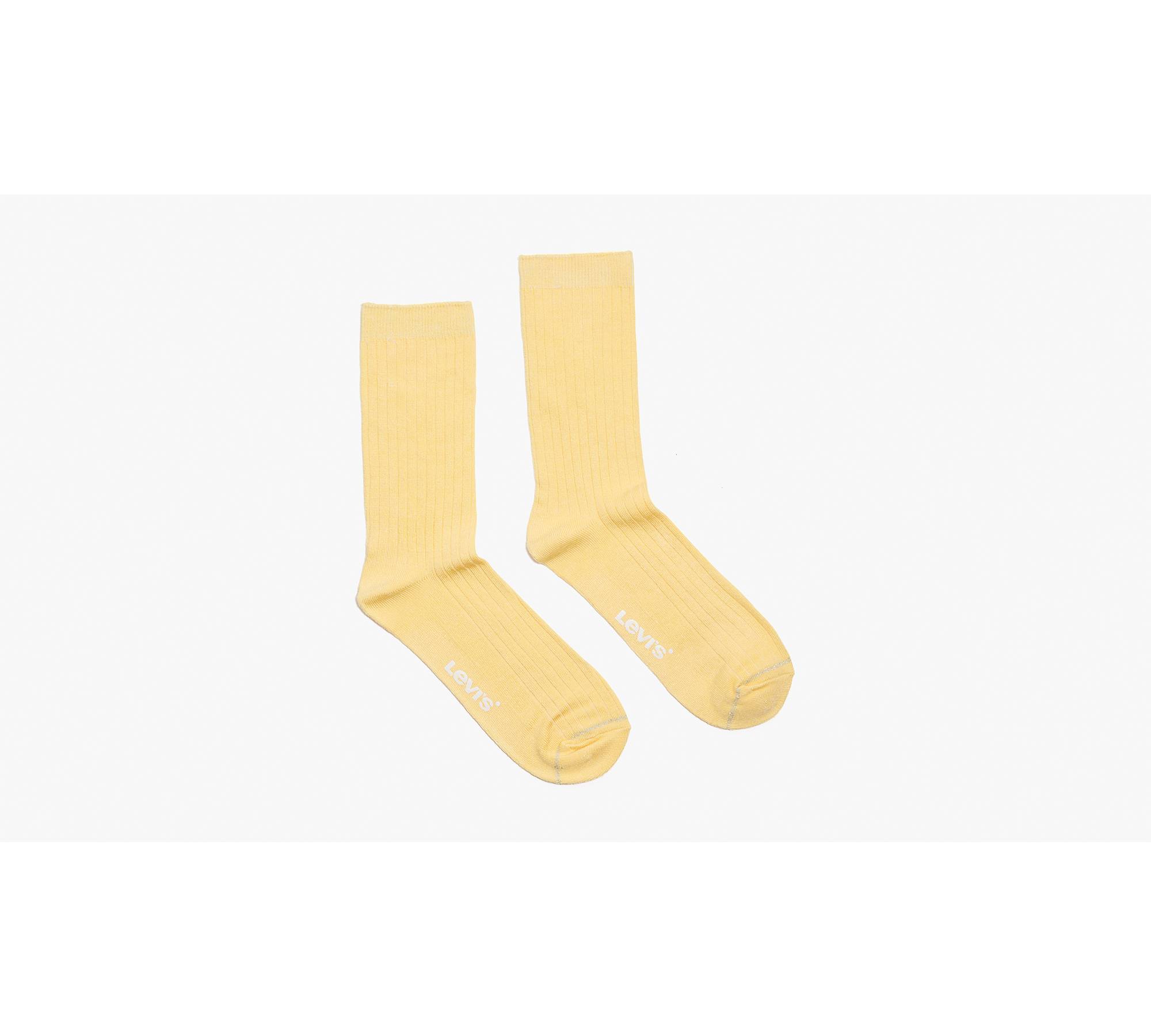 Ribbed Socks (2 Pack) - Yellow | Levi's® US