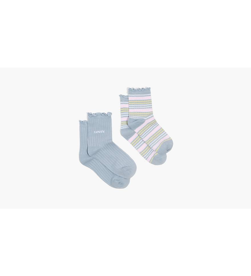Lettuce Trim Short Cut Socks (2 Pack) - Blue | Levi's® US