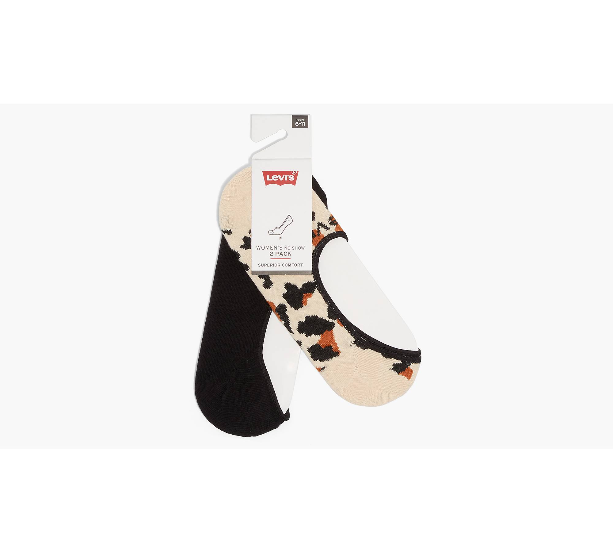 Printed No Show Socks (2 Pack) - Multi-color | Levi's® US