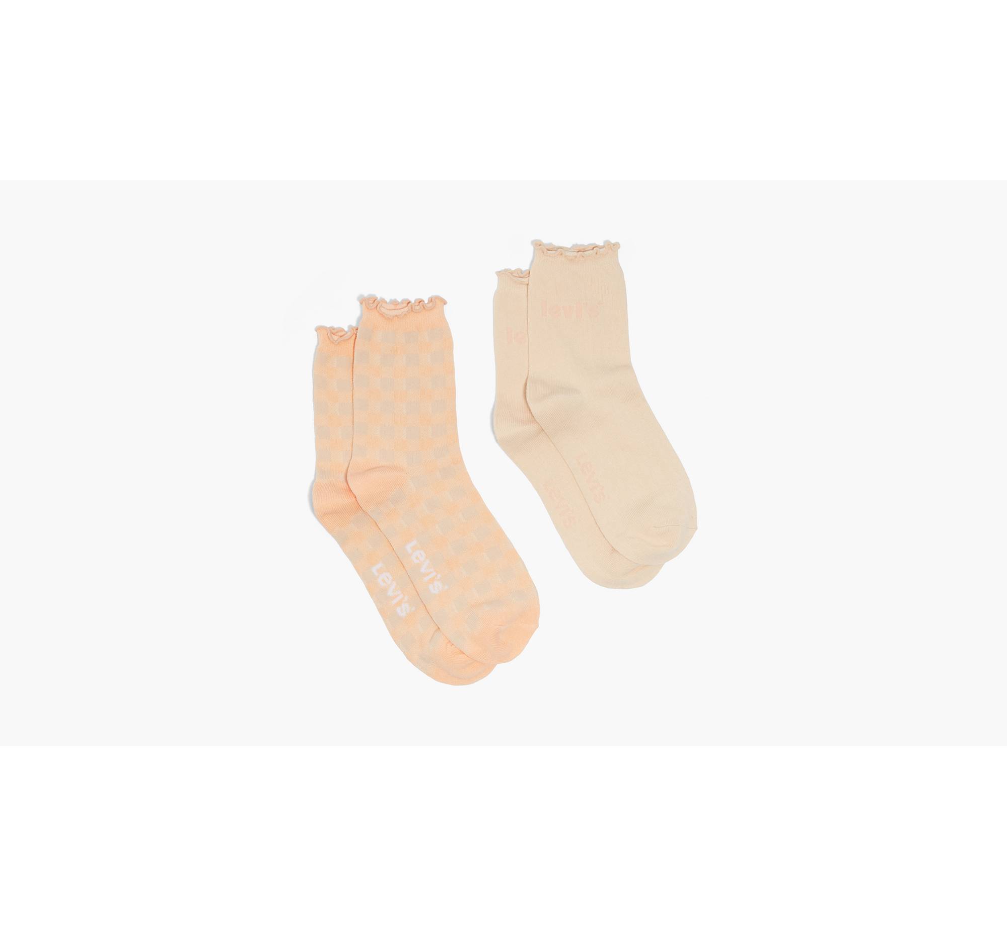 Printed Short Cut Socks (2 Pack) 1