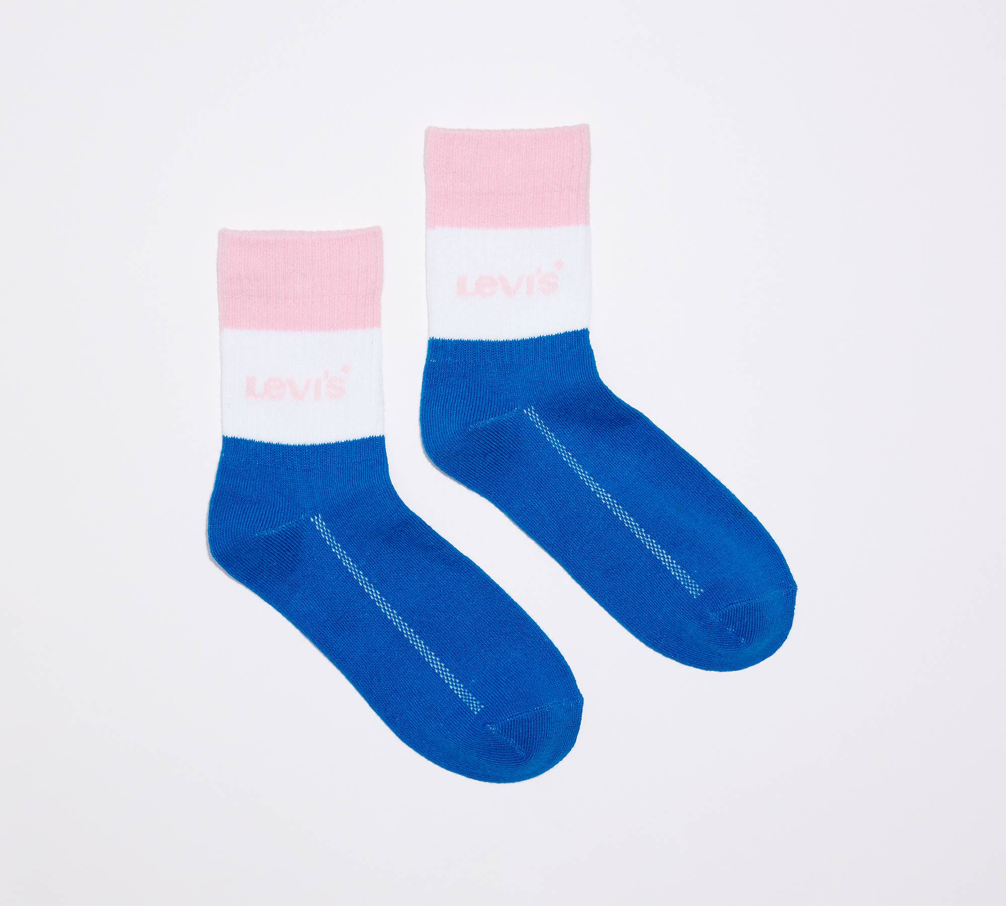 Sporty Stripe Short Cut Socks - Pink | Levi's® US