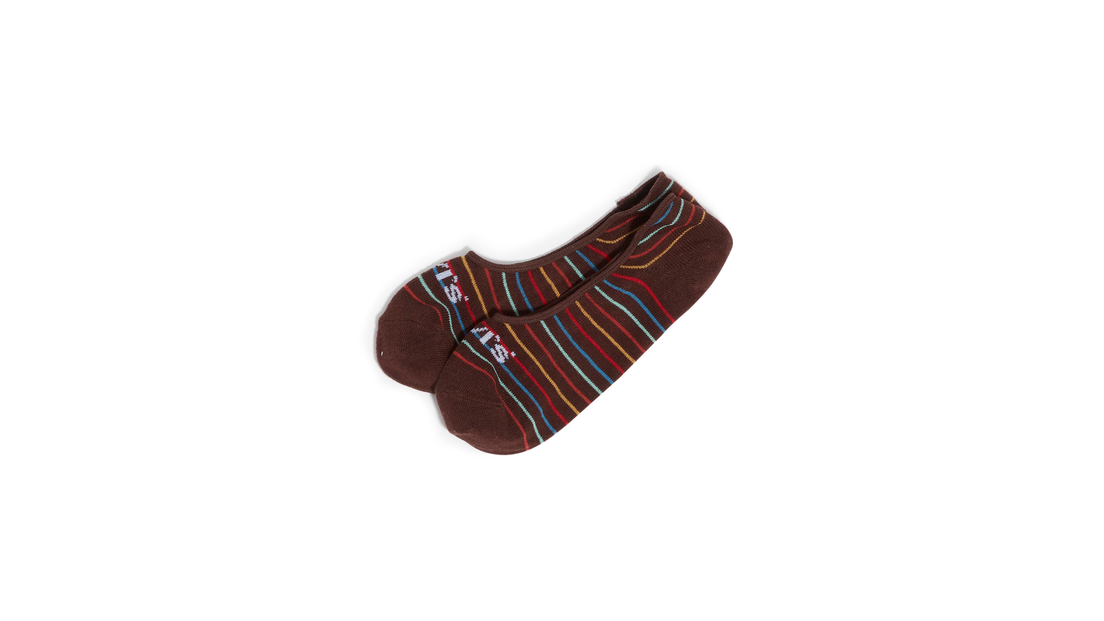 Chaussettes Sport Invisibles à Rayures Pour Homme - 4 Paires Avec Tampon Silicone | Taille 7-11