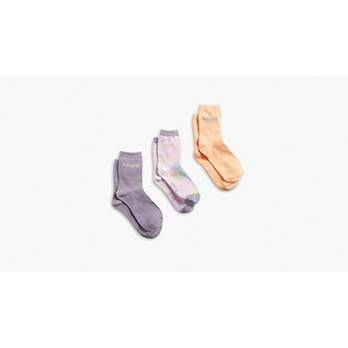Tie Dye Short Sock (3 Pack) 1