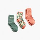 Vida Floral Short Socks (3 Pack) 1