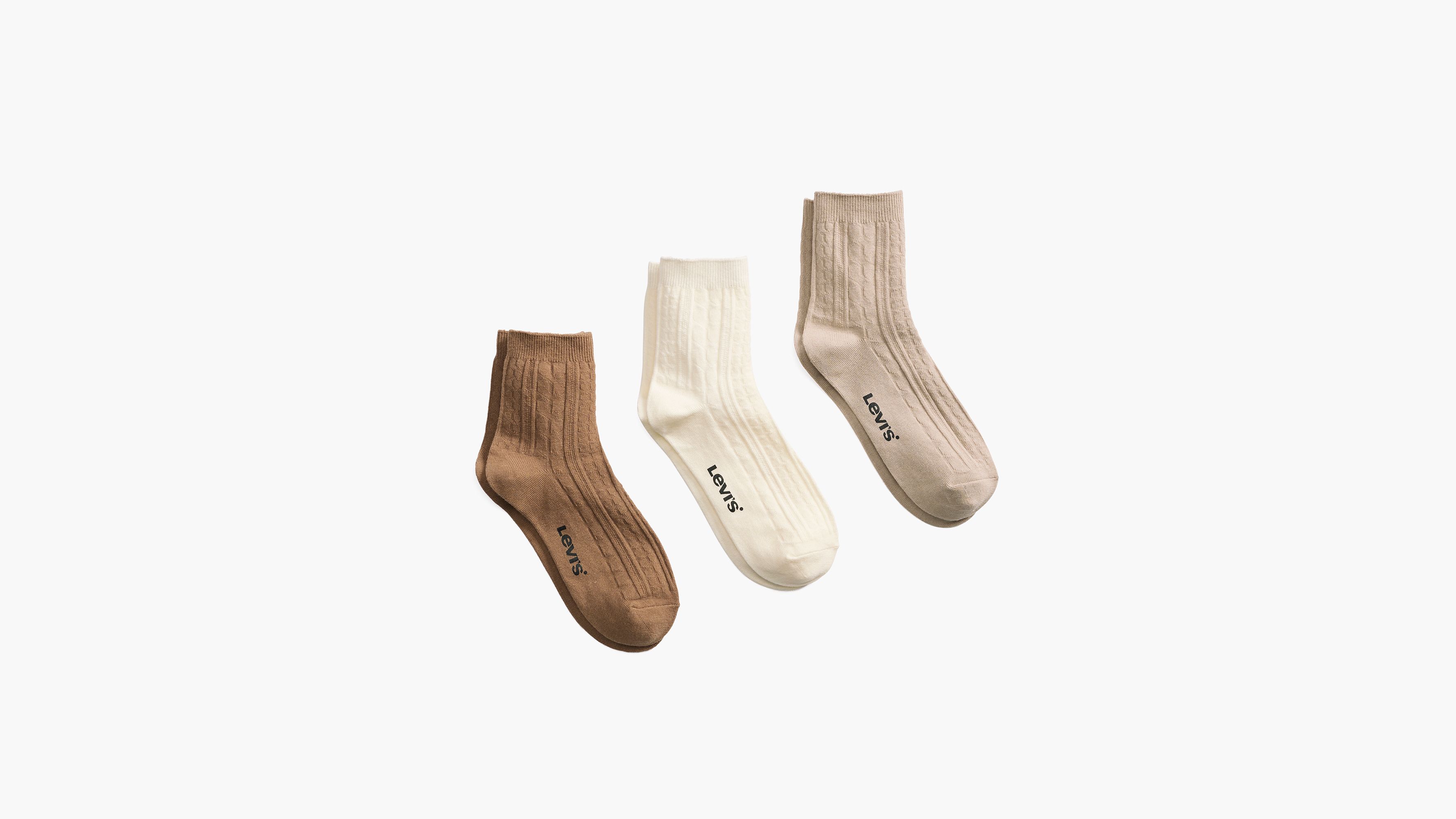 Cable Knit Short Socks 1