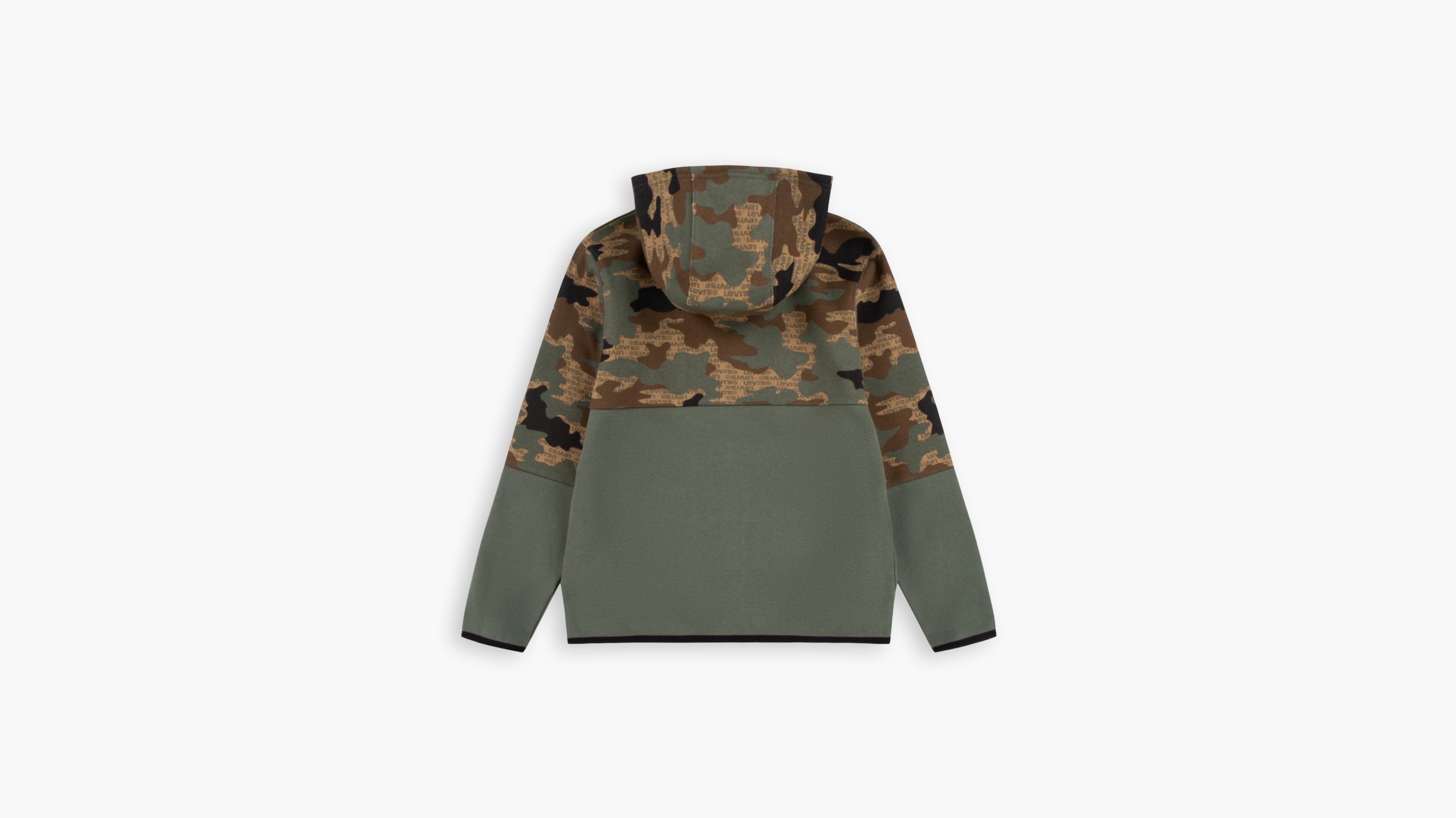 Levi's Boys' Camo Zip Up Hoodie