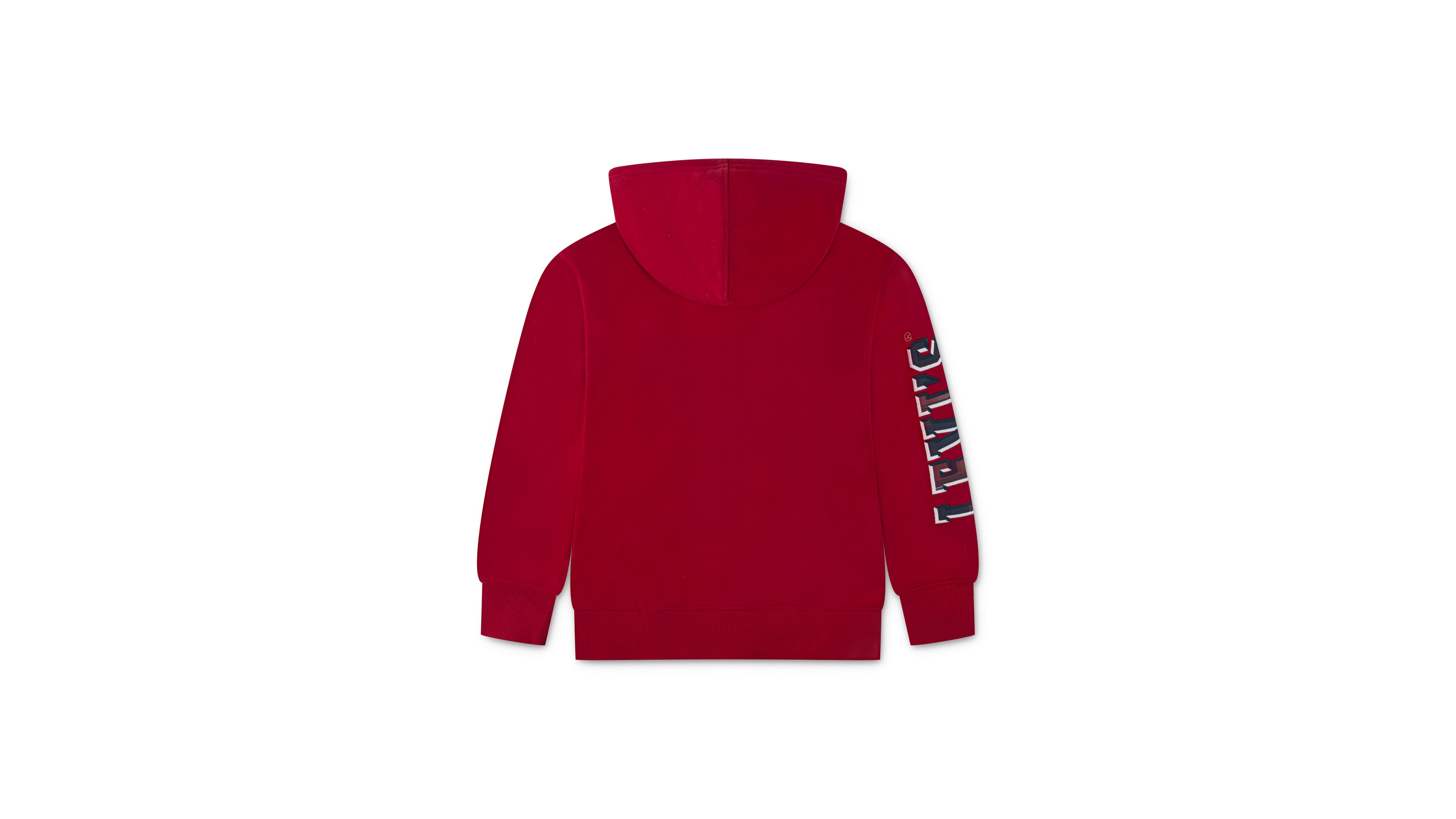 Plush Full-zip Hoodie Big Boys 8-20 - Red | Levi's® US