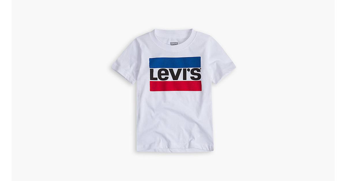 Toddler Boys 2t-4t Sportswear Logo Graphic Tee Shirt - White | Levi's® US