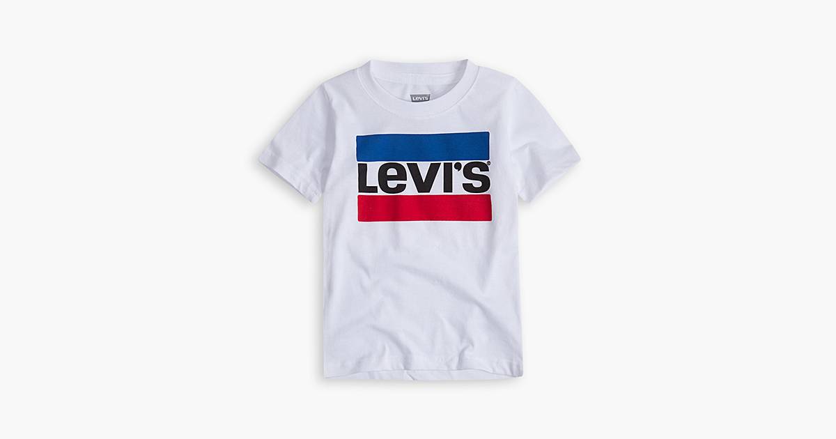 Toddler Boys 2t-4t Sportswear Logo Graphic Tee Shirt - White | Levi's® US