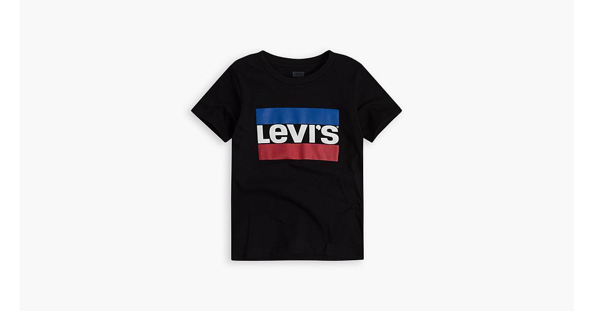 Big Boys Sportswear Logo Graphic Tee - Black | Levi's® US