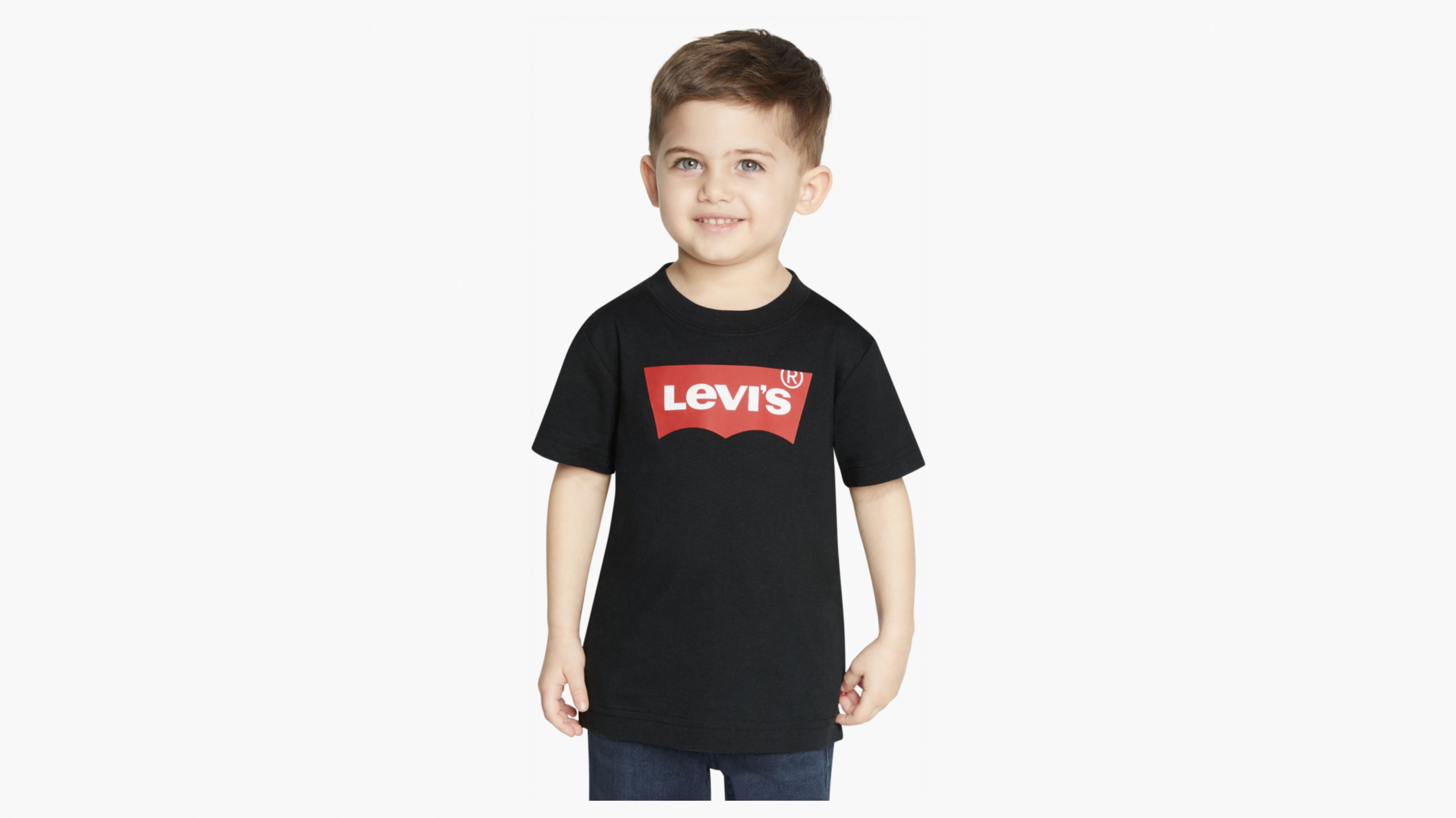 Levi s Logo T shirt Toddler Boys 2t 4t Black Levi s US