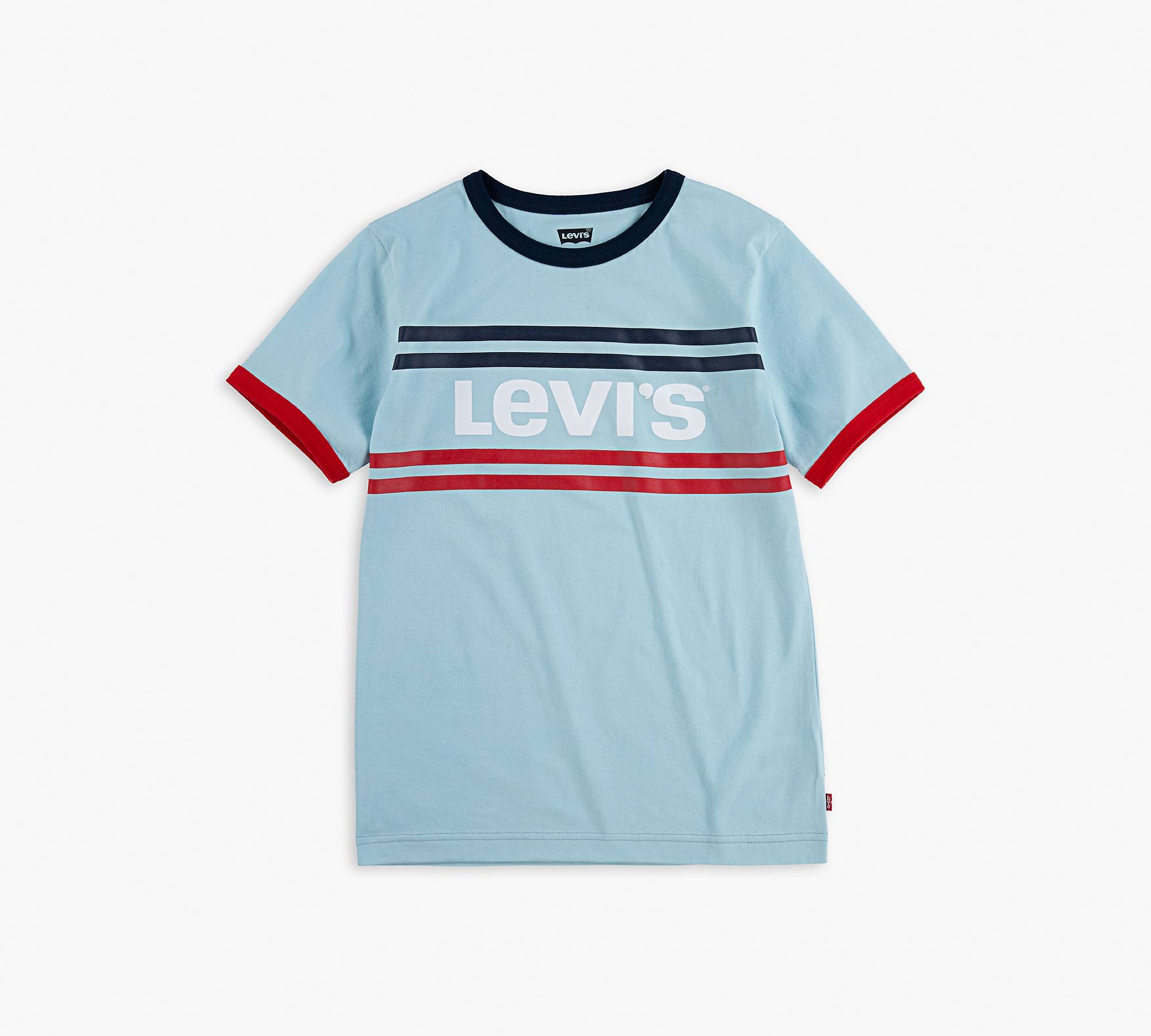 Big Boys S-XL Levi's® Stripe Ringer Tee Shirt 1