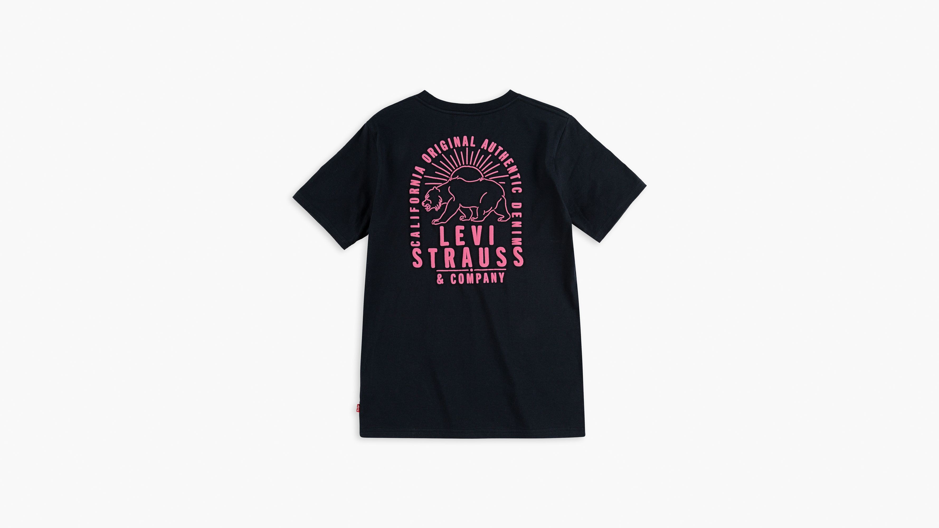Big Boys S-xl California Bear Arch Tee - Black | Levi's® US
