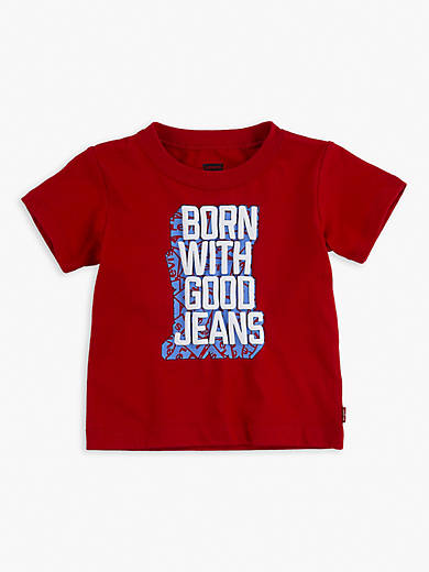 Baby 12-24M Born With Good Jeans Tee Shirt