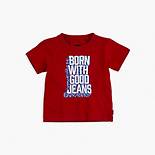 Baby 12-24M Born With Good Jeans Tee Shirt 1