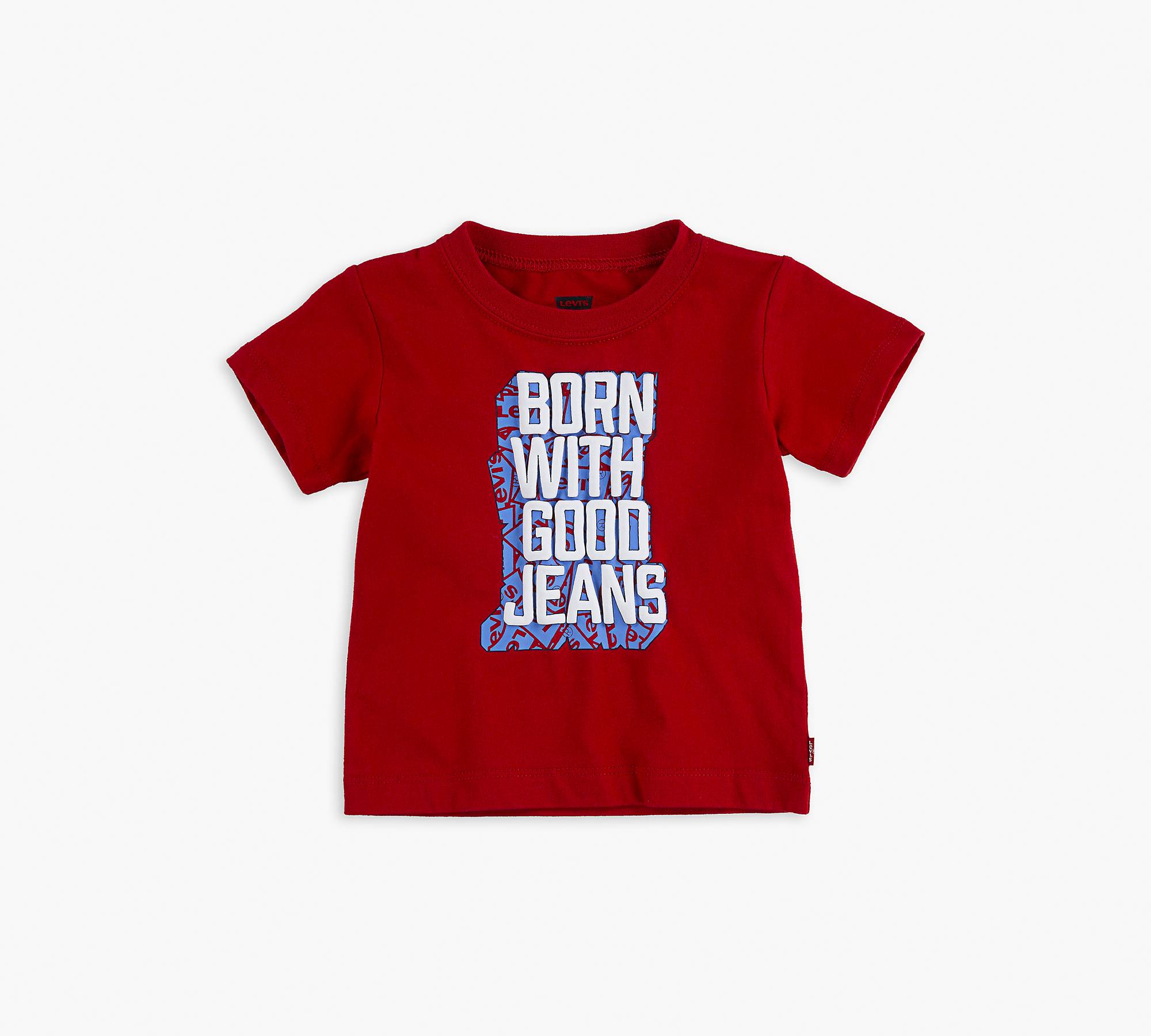 Baby 12-24M Born With Good Jeans Tee Shirt 1