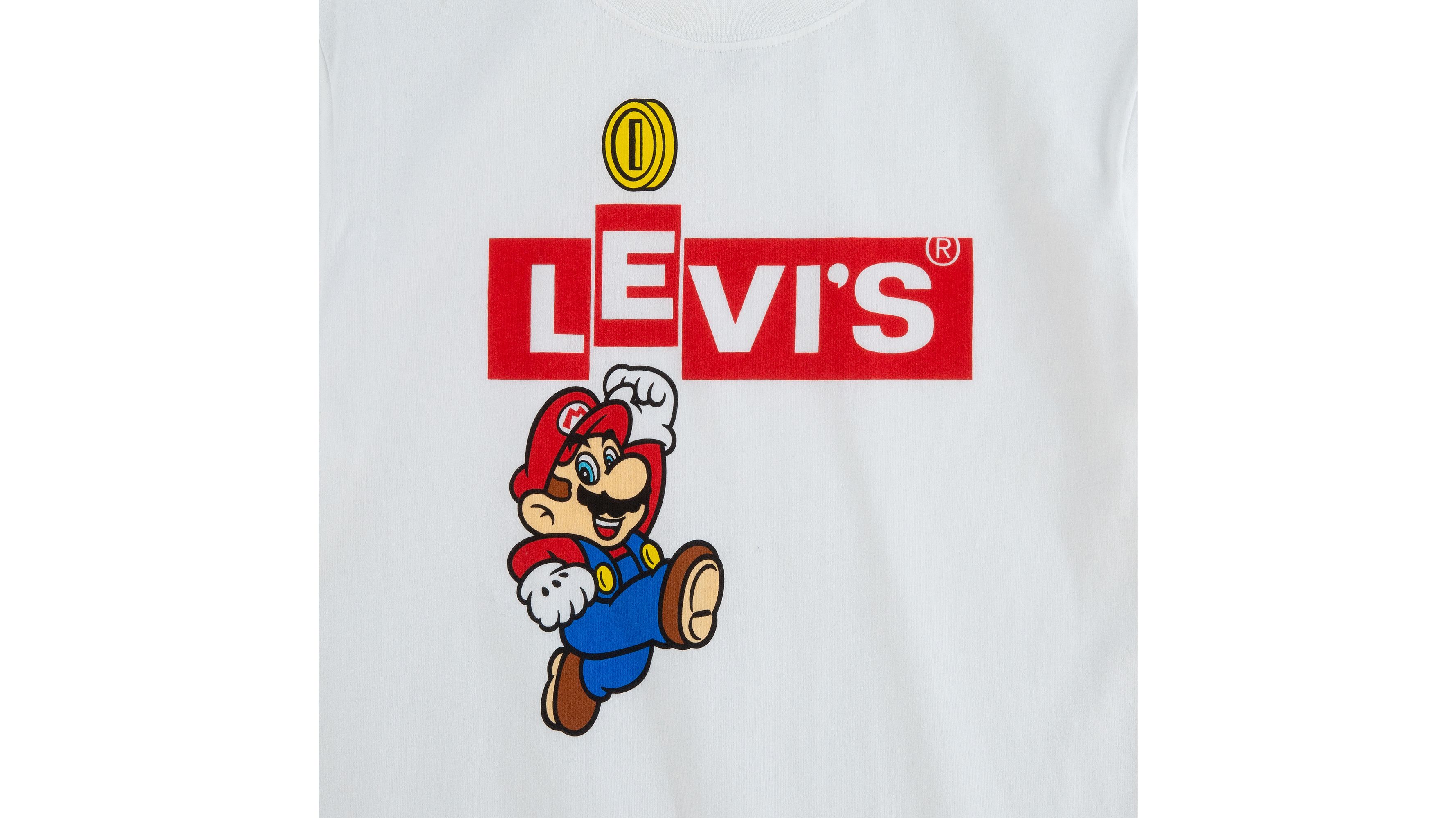 Big Boys S-xl Levi's® X Super Mario Tee Shirt - White | Levi's® US
