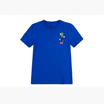 Levi's® x Super Mario Big Boys S-XL Luigi Mamma Mia Tee Shirt 1