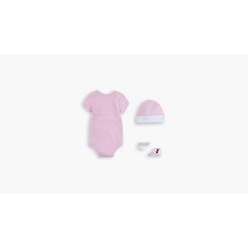 Levi's® Classic Logo Onesie Gift Set Baby 0-6m - Pink | Levi's® US