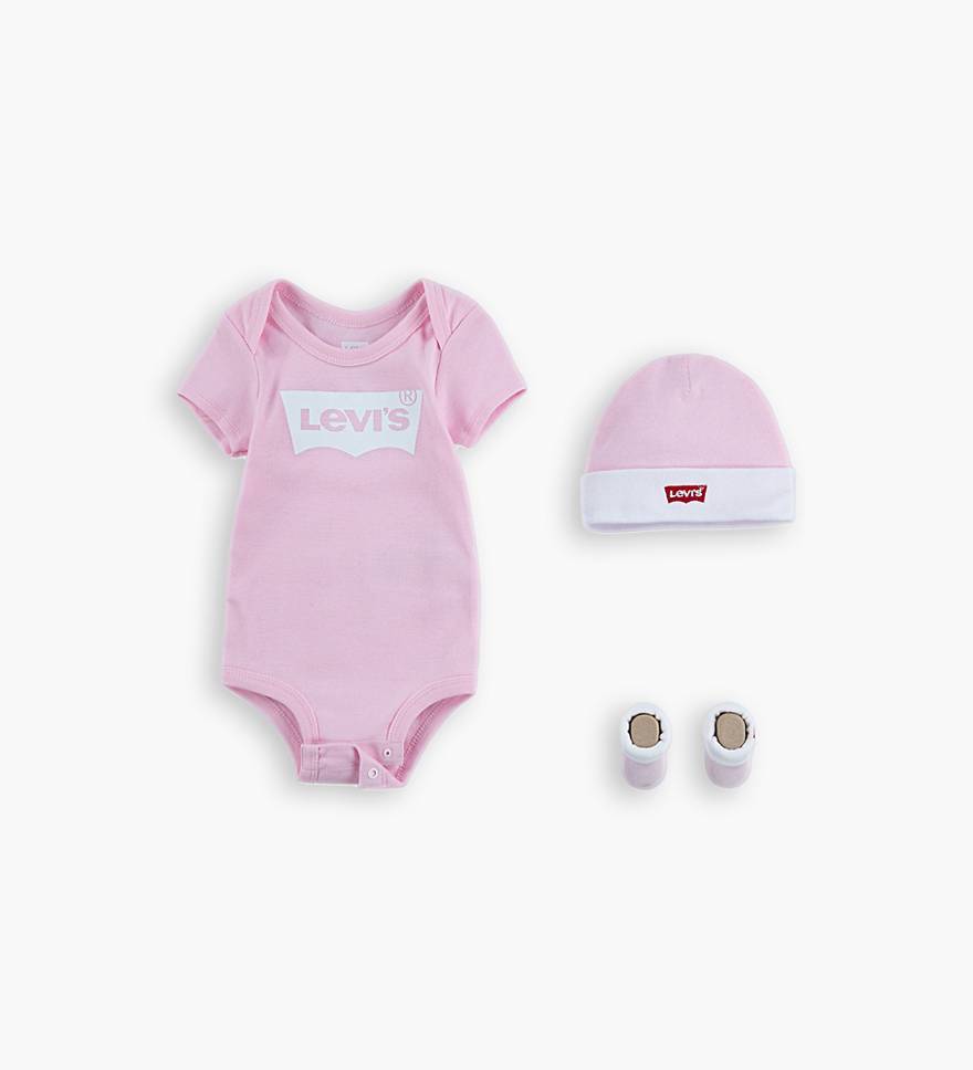 Levi's® Classic Logo Onesie Gift Set Baby 0-6M 1