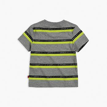 Toddler Boys 2T-4T Striped Neon Tee Shirt 2