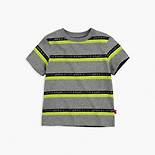 Toddler Boys 2T-4T Striped Neon Tee Shirt 1