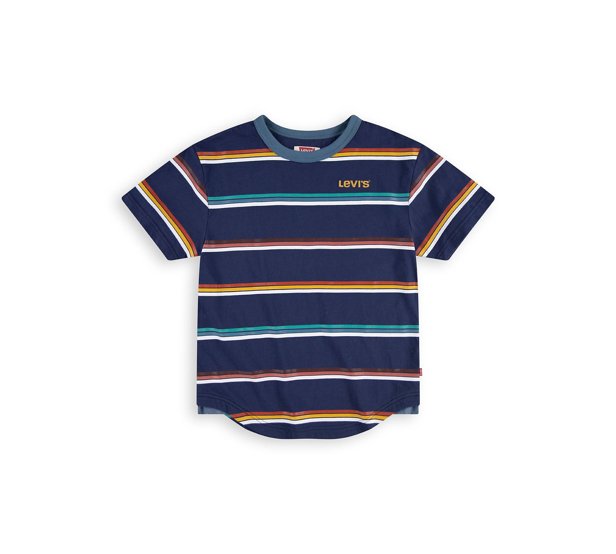 Big Boys S-xl Striped Ringer T-shirt - Blue | Levi's® US