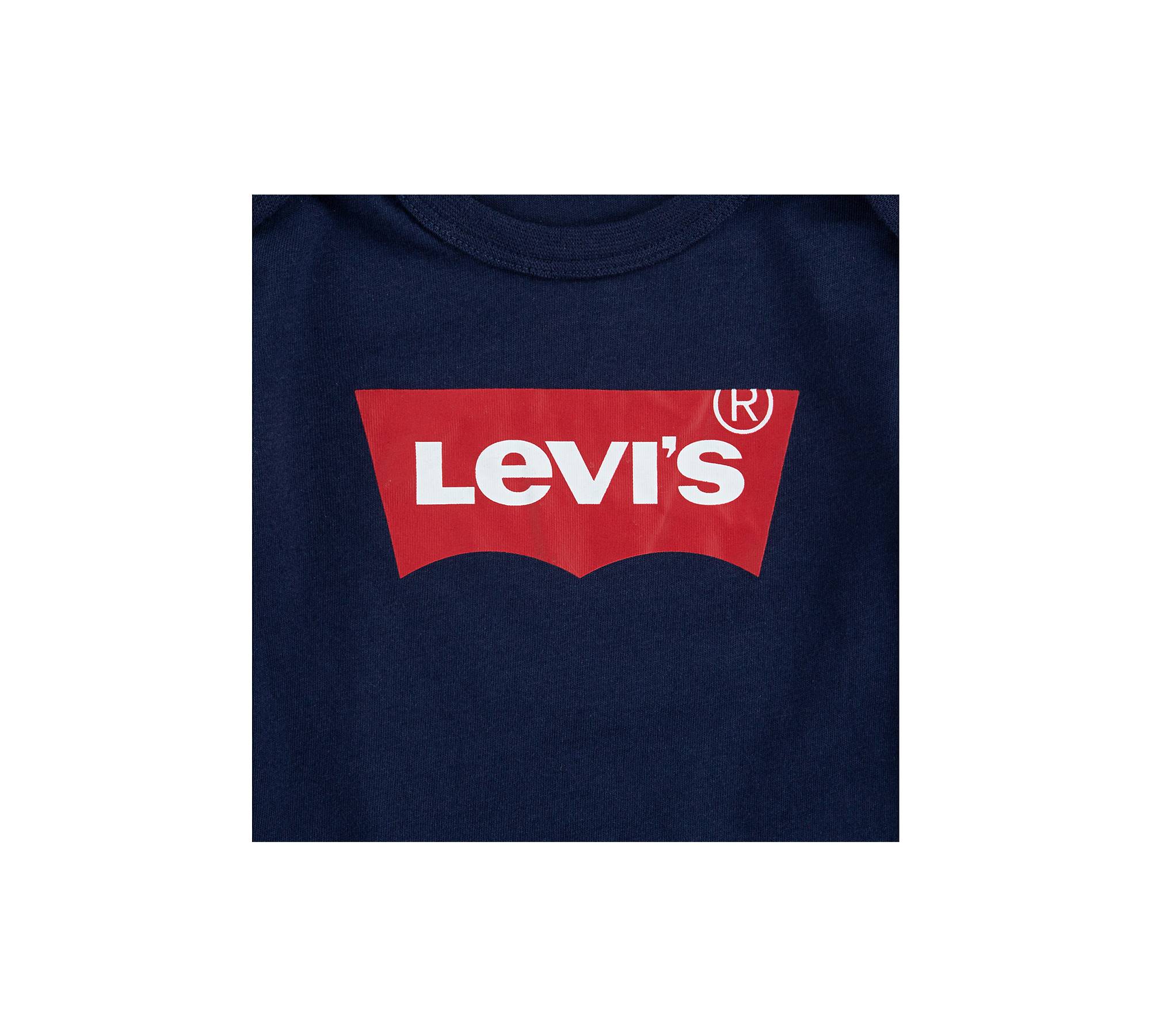 Levi's® Logo Bodysuit Baby 12-24m - Blue | Levi's® US