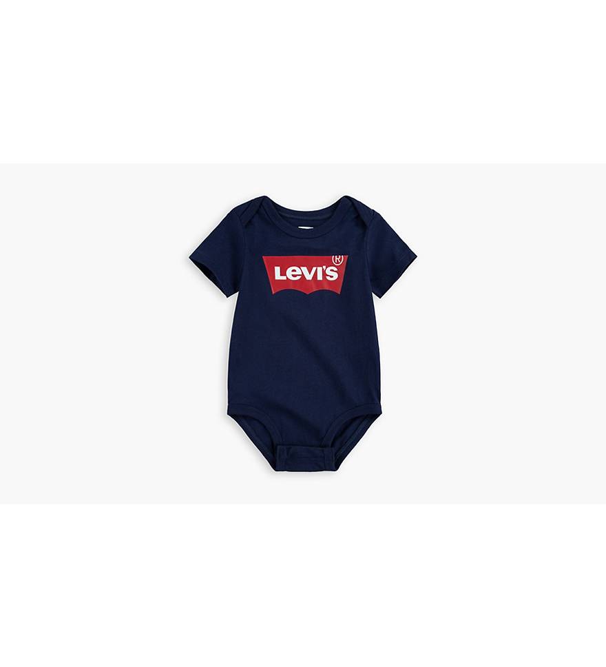 Levi's® Logo Bodysuit Baby 12-24m - Blue | Levi's® US
