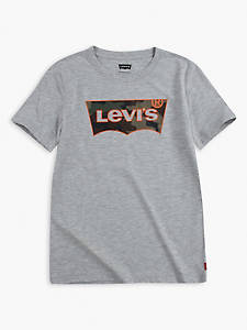 Levi's kids Lvb Long Sleeve Graphic tee Camisa Abotonada para Bebés 