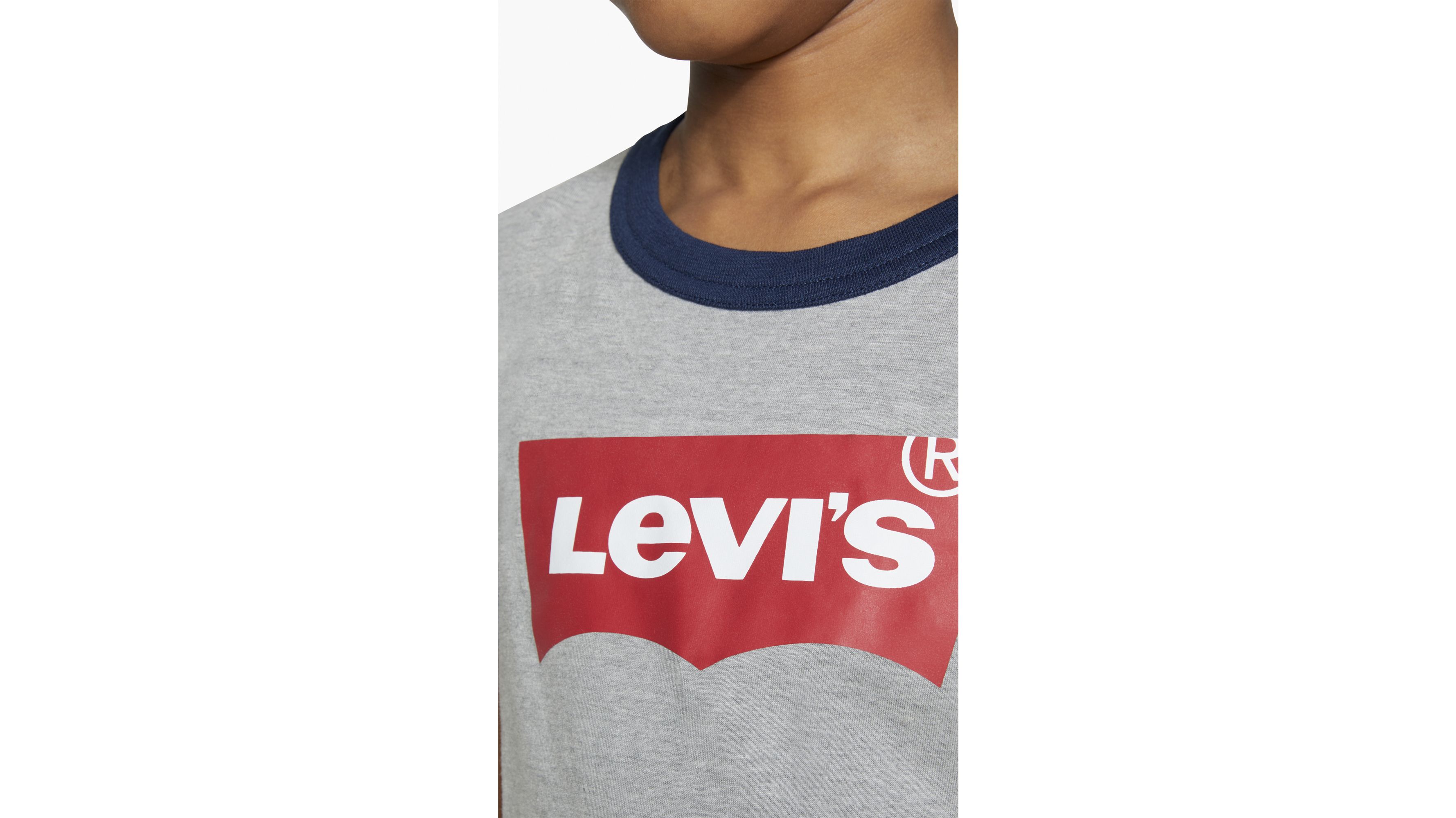 Levi's® Ringer Batwing Tee Little Boys 4-7