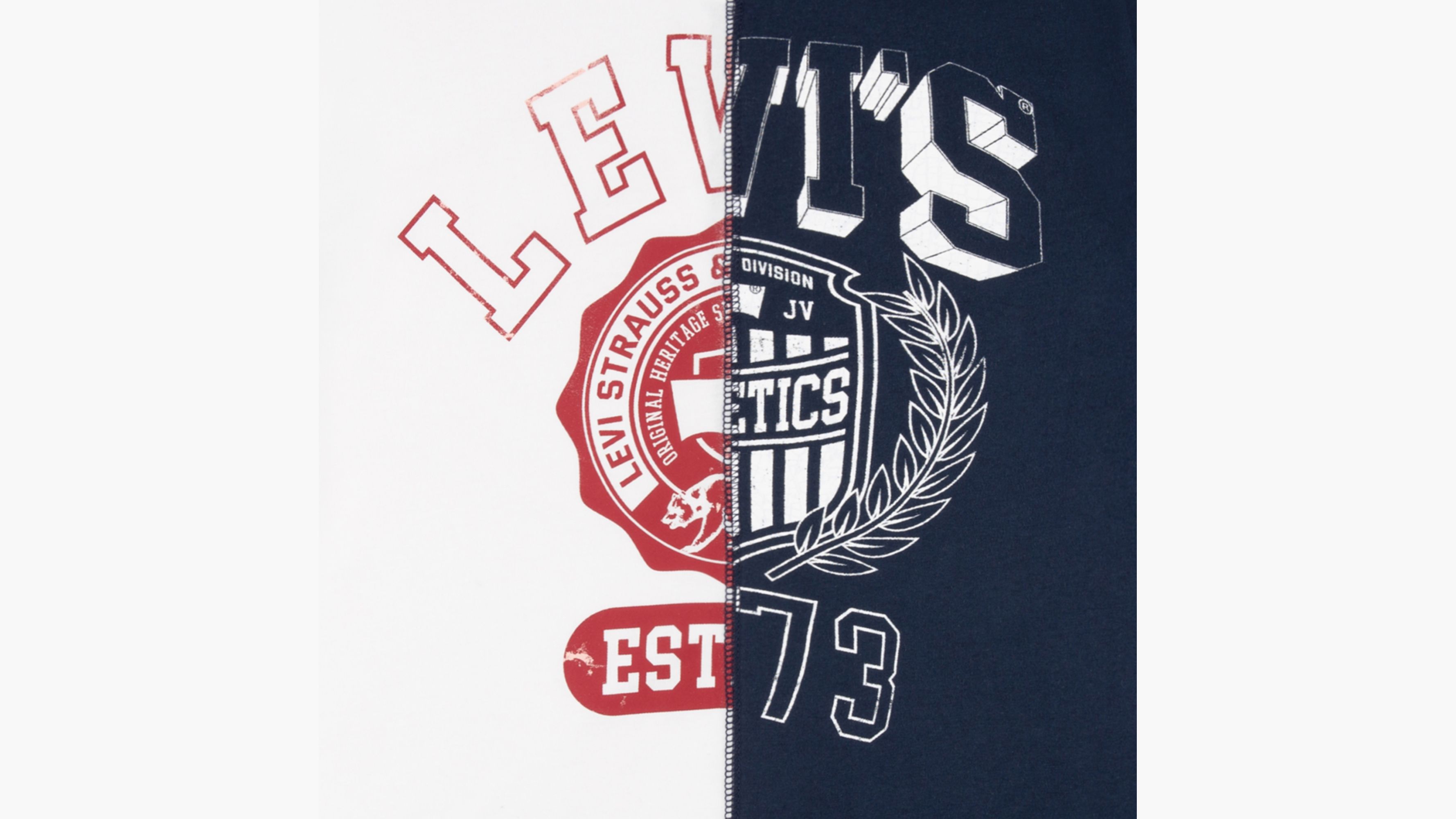 Spliced T-shirt Big Boys 8-20 - Blue | Levi's® US