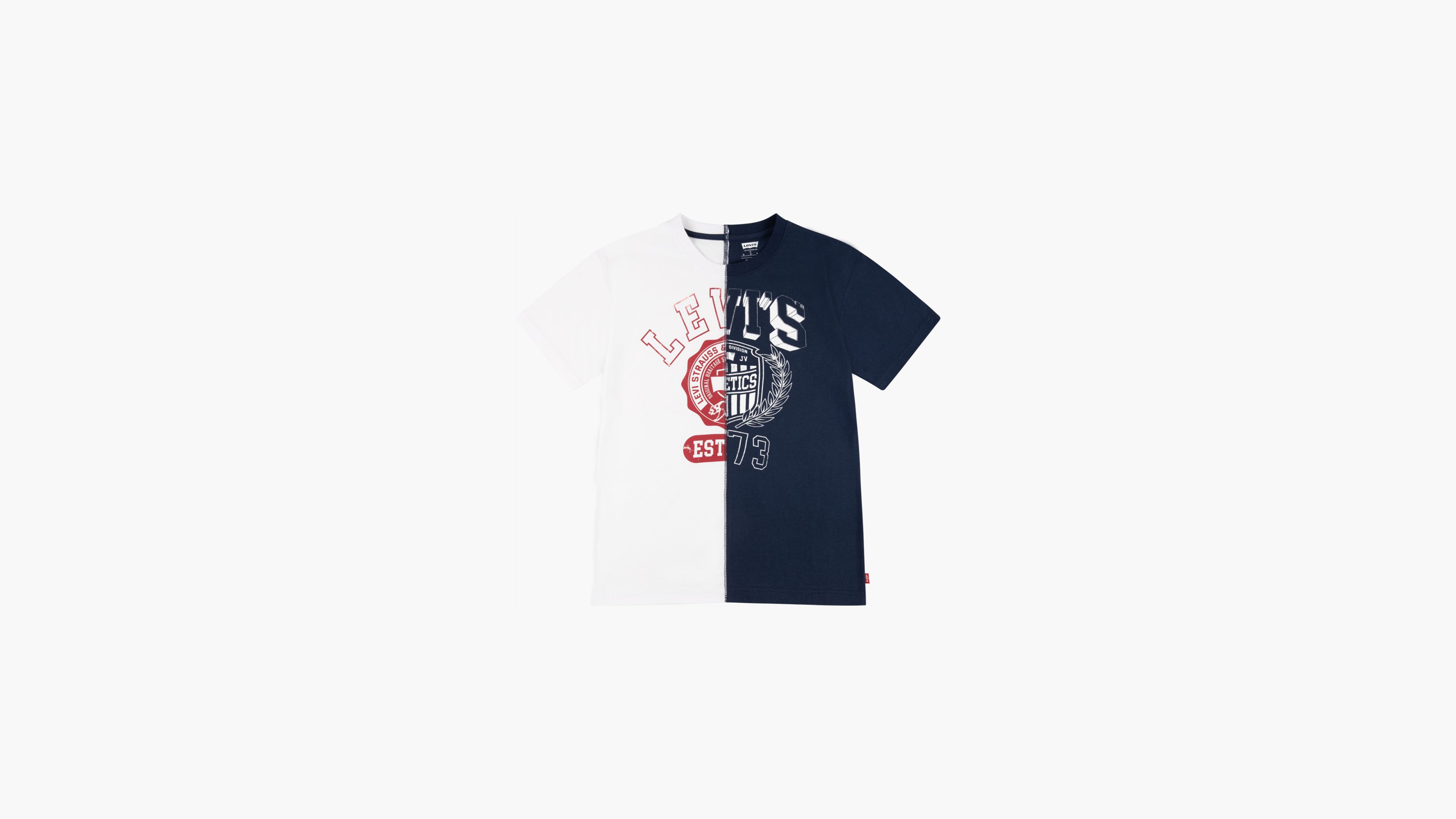 Spliced T-shirt Big Boys 8-20 - Blue | Levi's® US