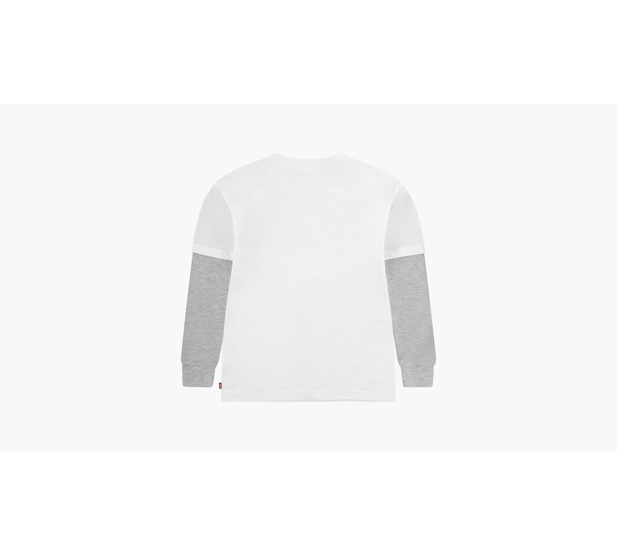 Long Sleeve 2fer T-shirt Big Boys 8-20 - White | Levi's® US