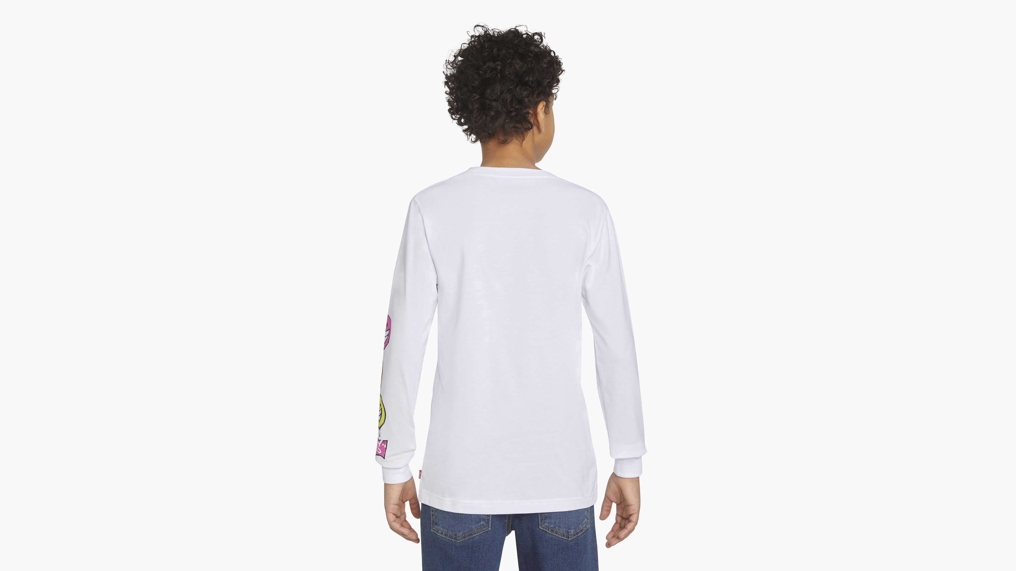 Levi's® Sprayed Logo Long Sleeve T-shirt Big Boys 8-20