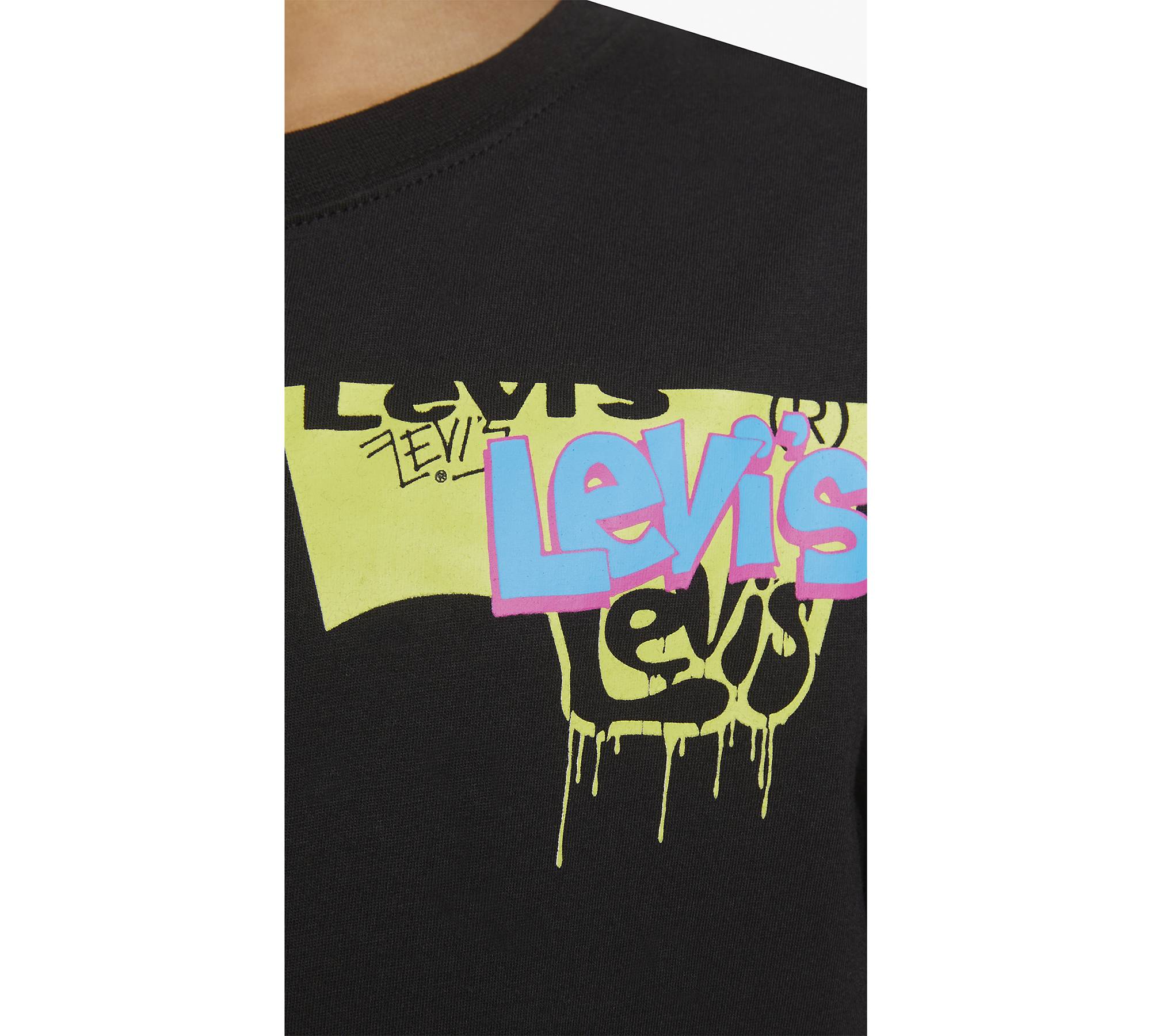 Levi's® Tag It T-shirt Big Boys 8-20 - Black | Levi's® US
