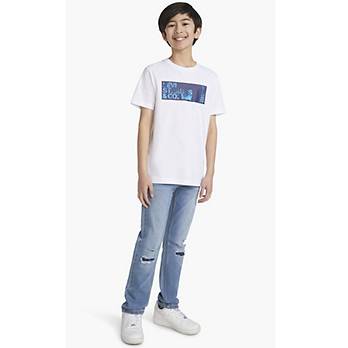 Levi's® Haze Effect Logo T-Shirt Big Boys 8-20 3