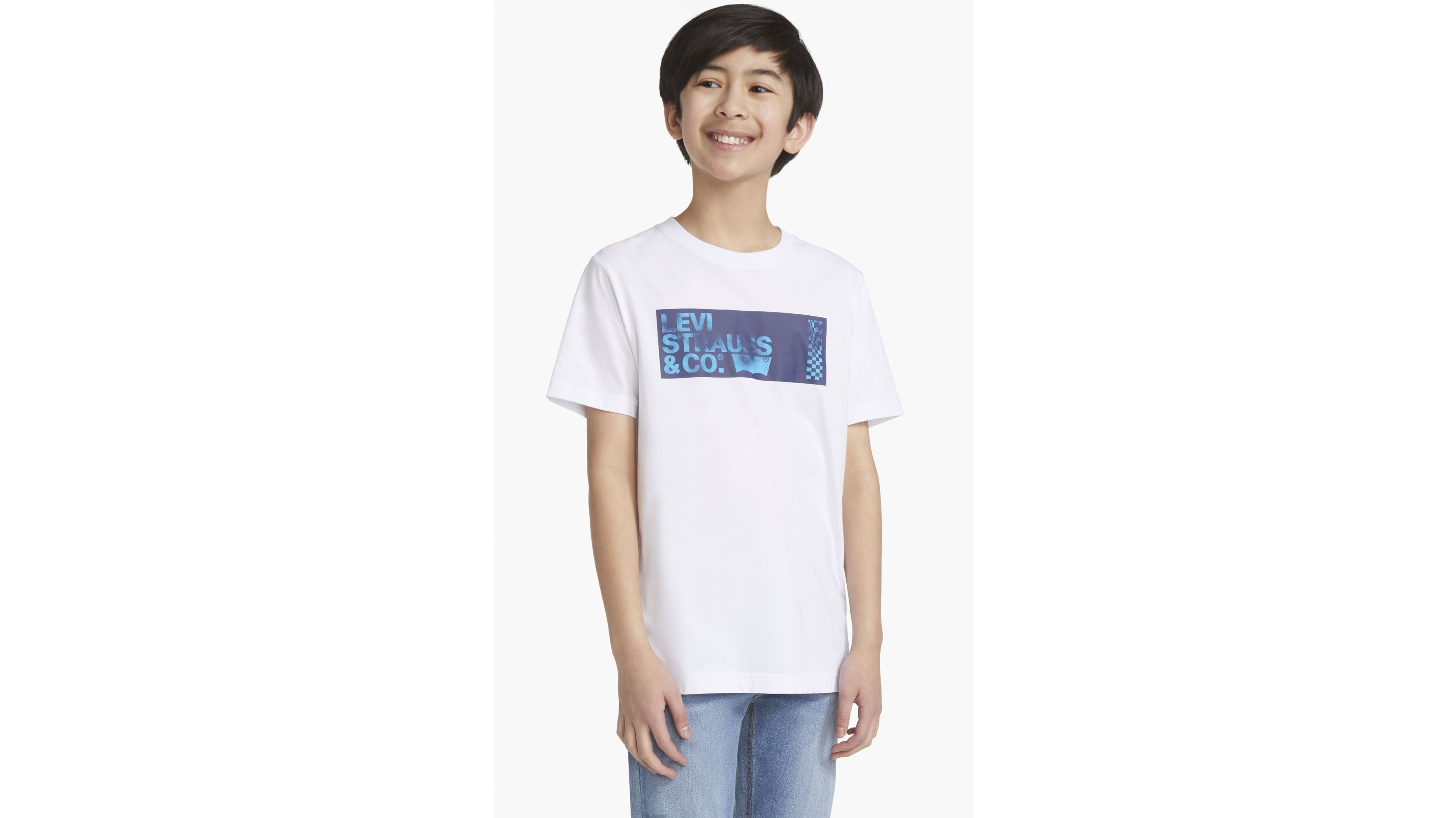 Levi's® Haze Effect Logo T-Shirt Big Boys 8-20 1