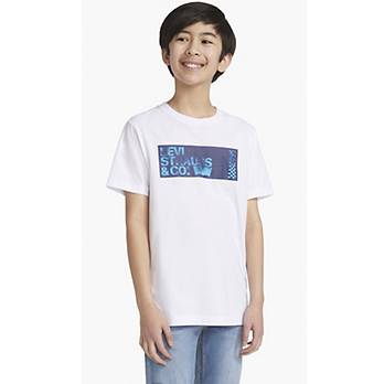 Levi's® Haze Effect Logo T-Shirt Big Boys 8-20 1