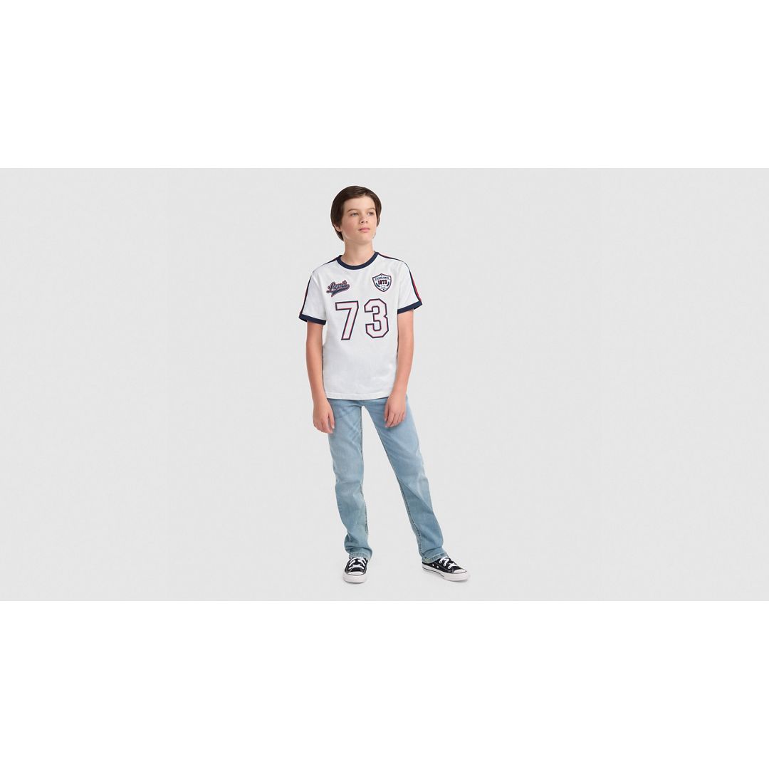 Levi's Varsity Soccer Tee Big Boys S-xl T-shirt S In White