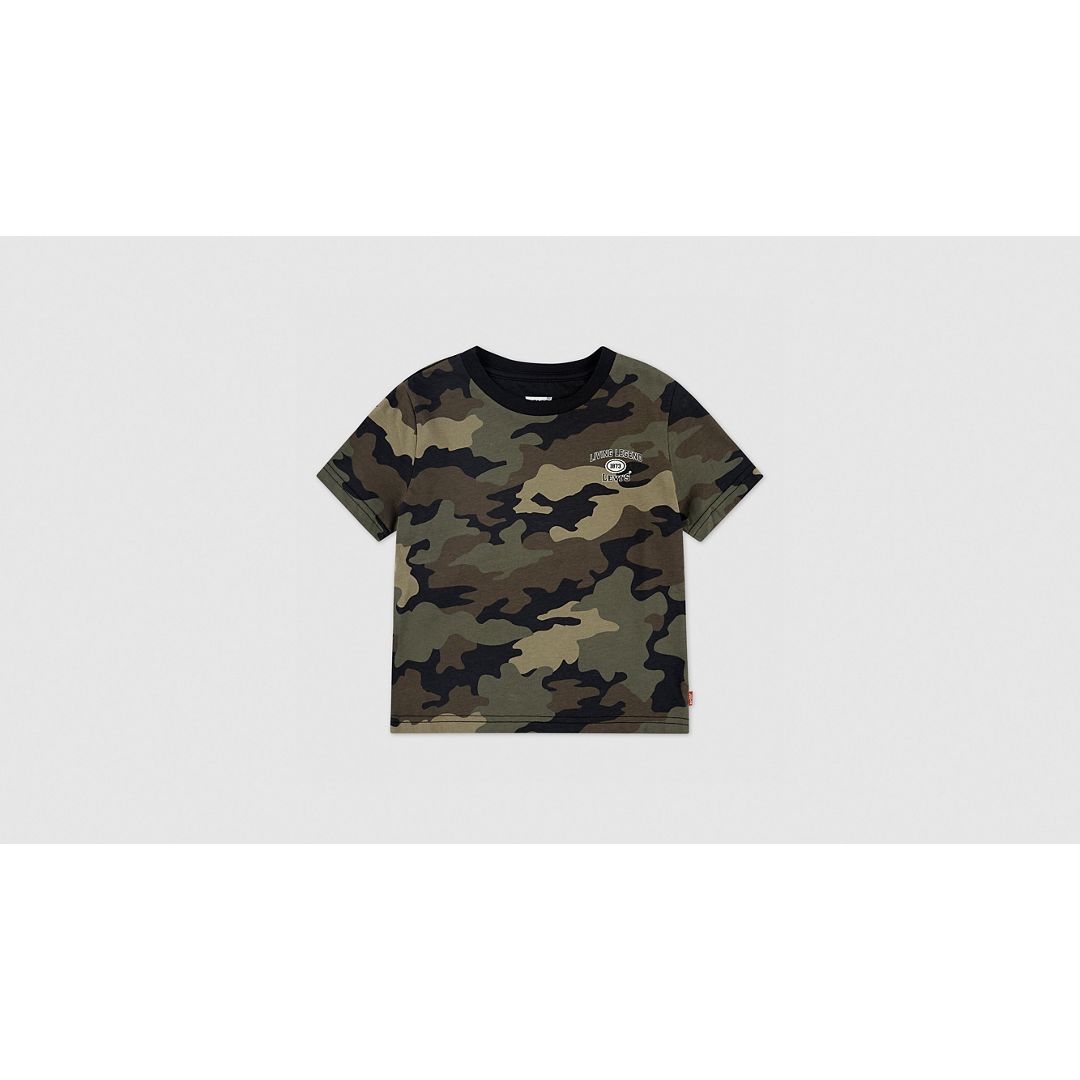 Levi's Levis Camo Covered Tee Toddler Boys 2t-4t T-shirt 3t In Green