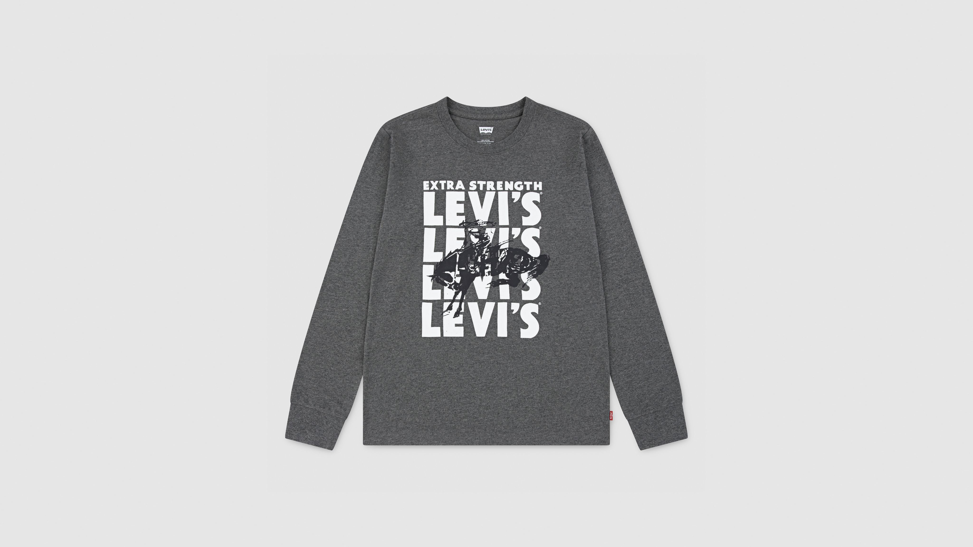 Racing Stripes Ls Tee Big Boys S-XL