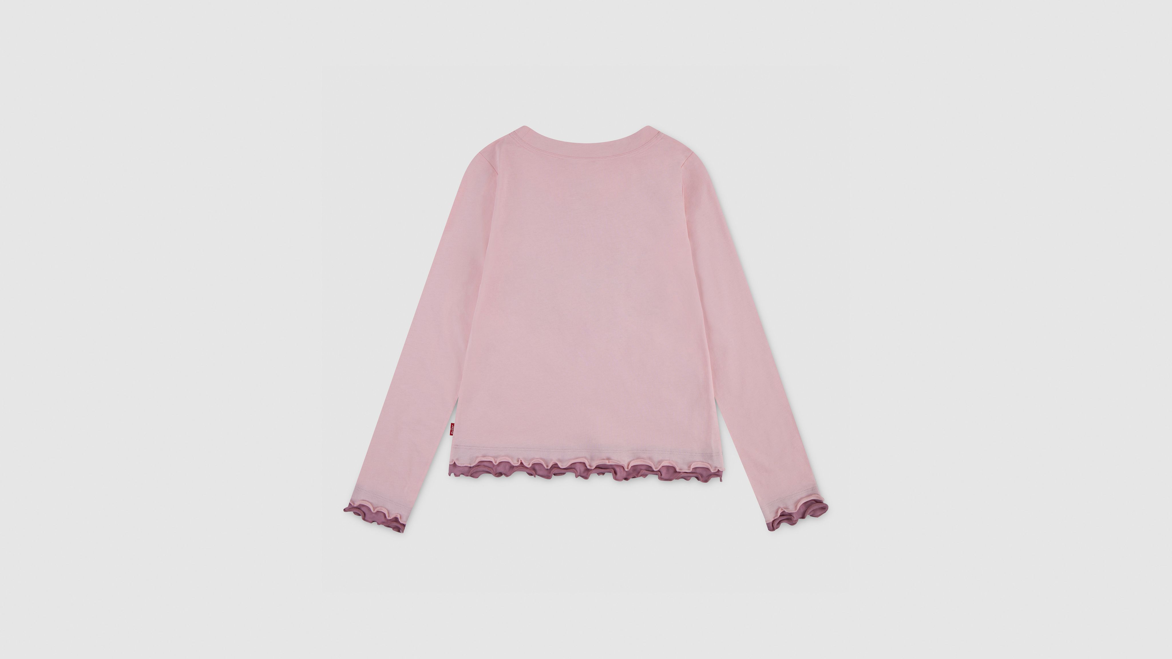 Levi's Saddle Up Ls Tee Big Boys S-xl T-shirt L In Pink