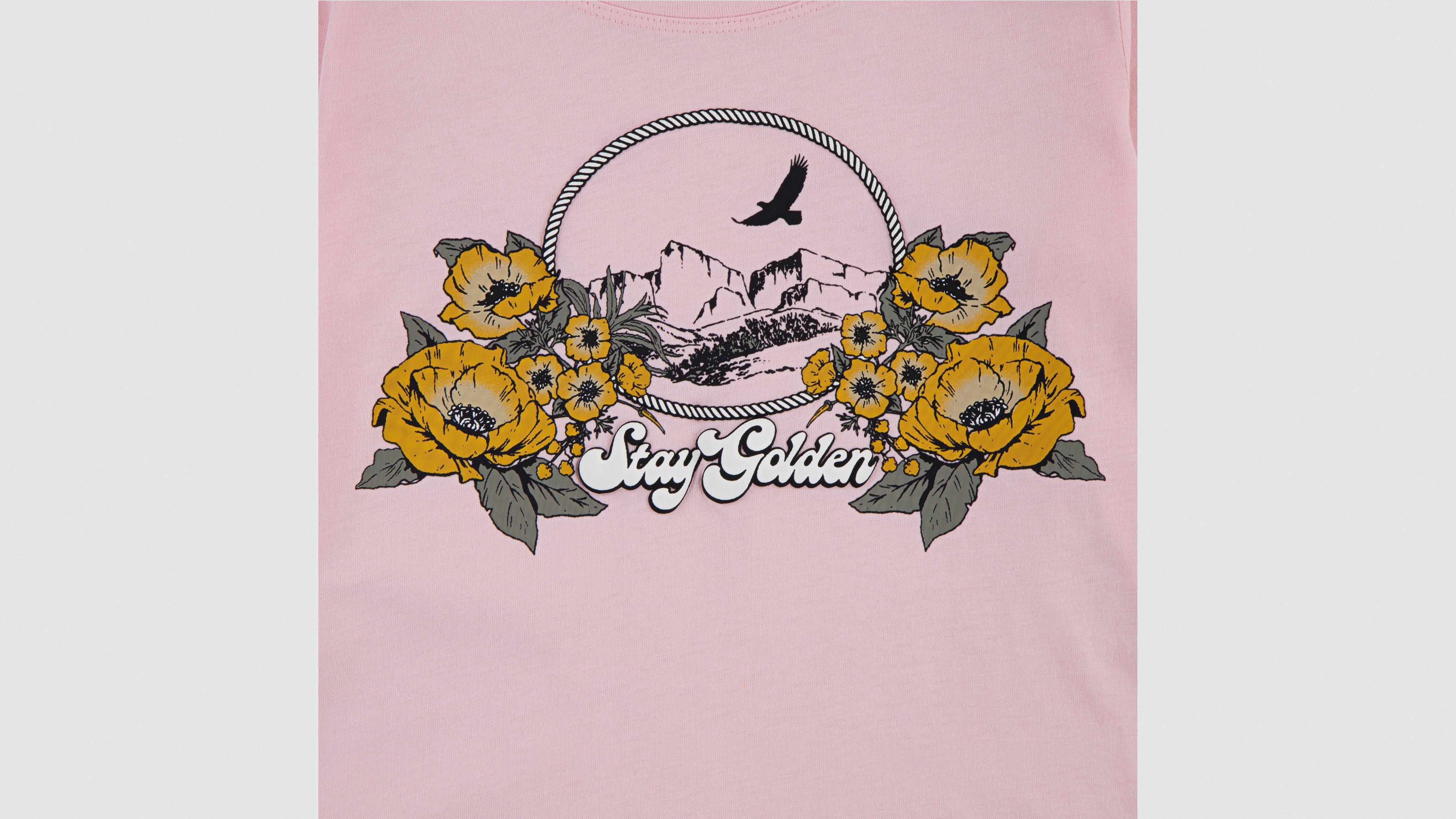 Levi's Saddle Up Ls Tee Big Boys S-xl T-shirt L In Pink