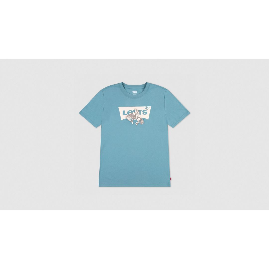 Levi's Bucking Batwing Tee Big Boys S-xl T-shirt L In Blue