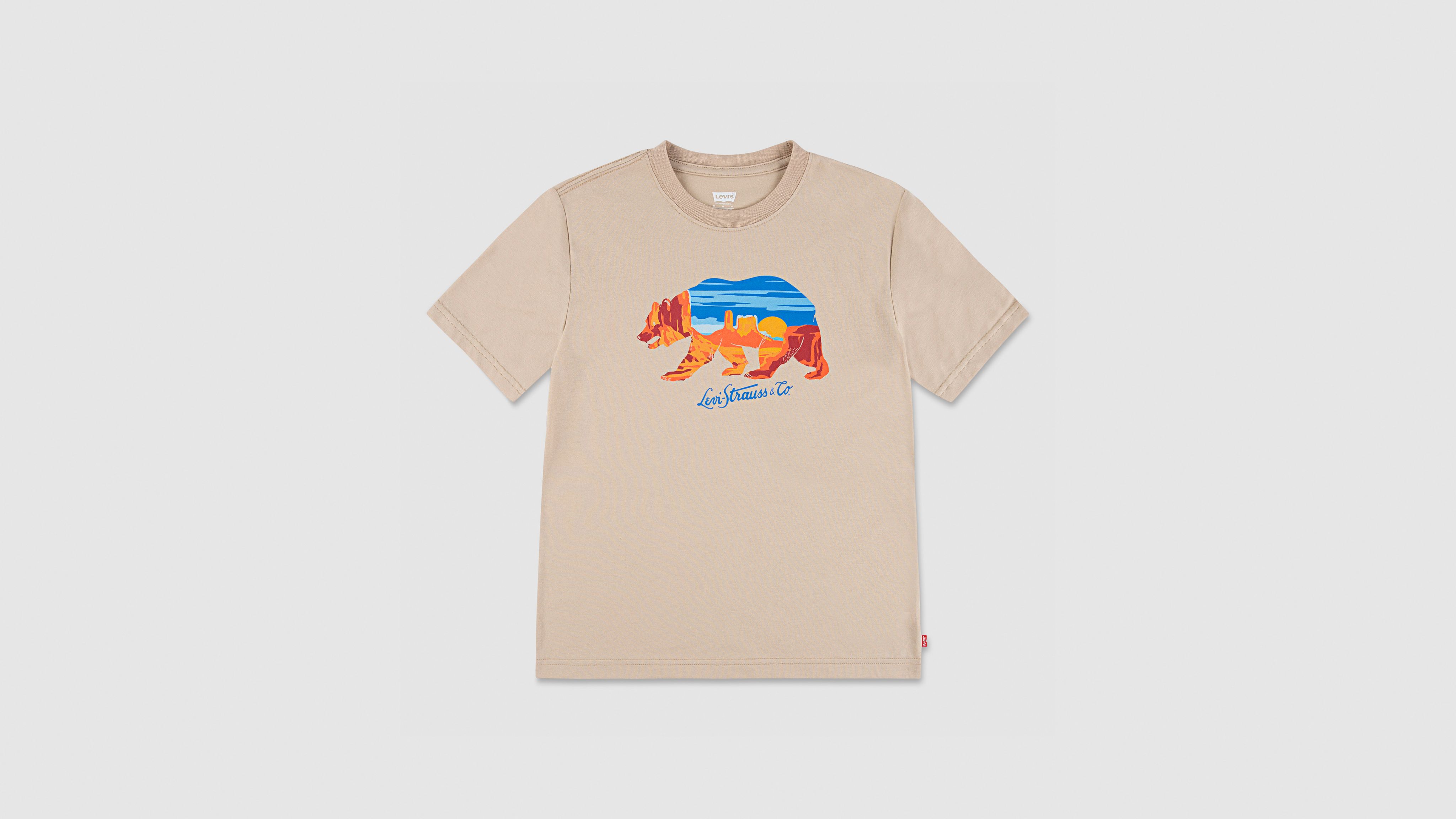 Scenic Bear Tee Big Boys S-XL 1