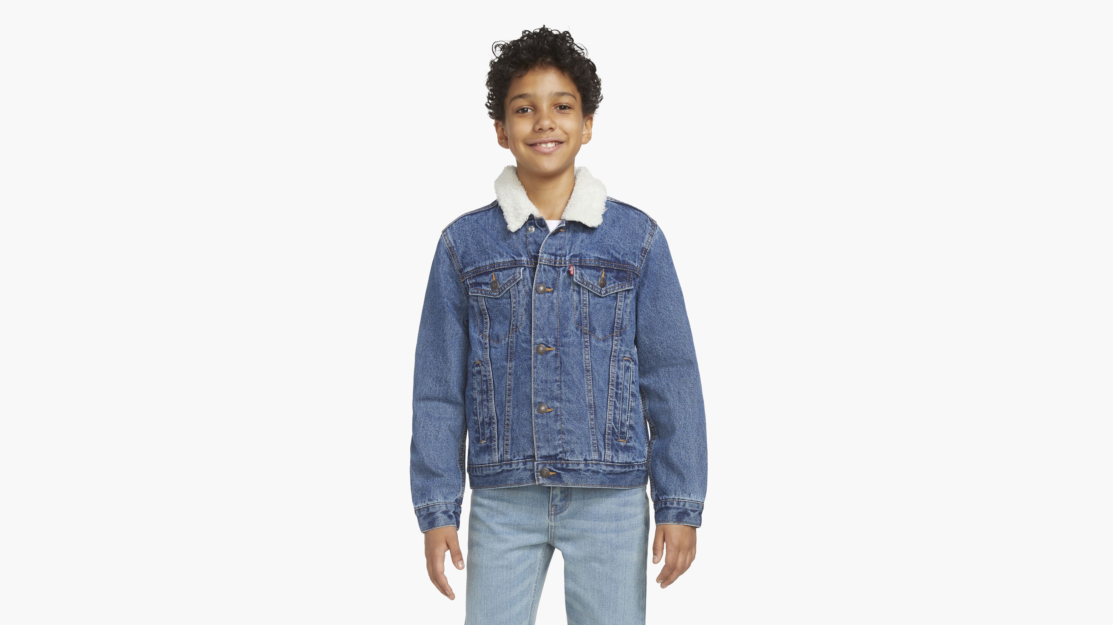 Levis sherpa store jacket kids