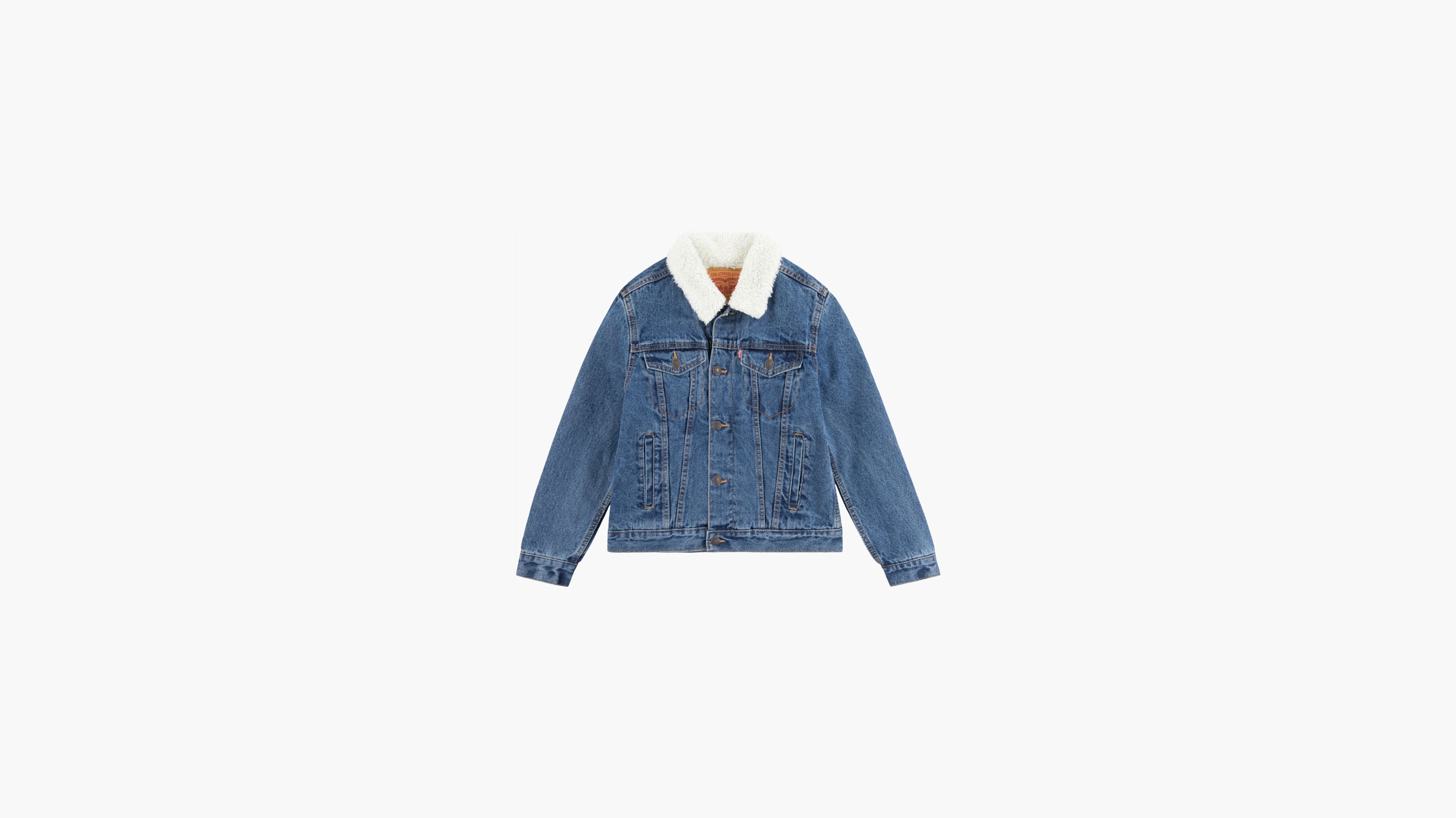 Levi's - Baby Boys Blue Fleece Lined Denim Jacket